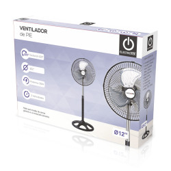 VENTILADOR PIE THULOS ET - F14SF 30CM REGULABLE
