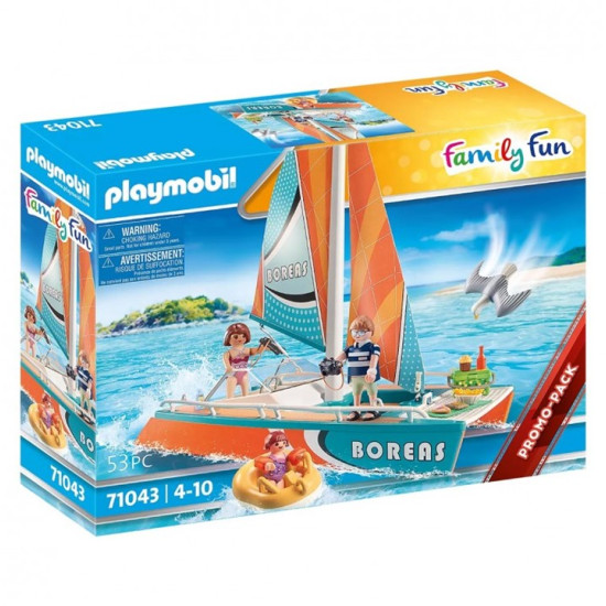 PLAYMOBIL FAMILY FUN CATAMARAN Playmobils