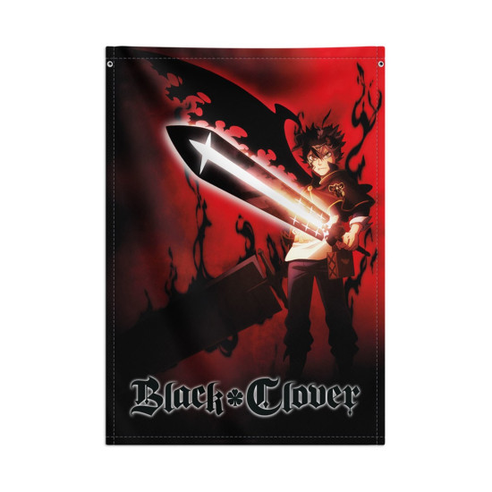 BANDEROLA DECORATIVA BLACK CLOVER Libretas - posters y bolígrafos