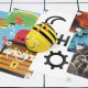 PRIMARIA BLANCO TILK BEE - BOT TAPETE + Robotica PRIMARIA BLANCO TILK BEE - BOT TAPETE + Robotica