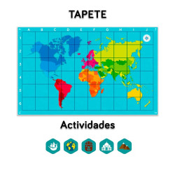 PRIMARIA MAPA MUNDI TILK BEE - BOT TAPETE