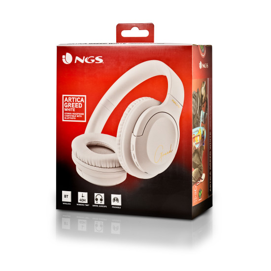 AURICULARES INALAMBRICOS NGS ARTICA GREED BLANCO Auriculares