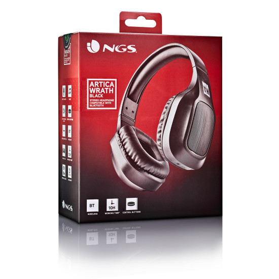 AURICULARES INALAMBRICOS NGS ARTICA WRATH NEGRO Auriculares