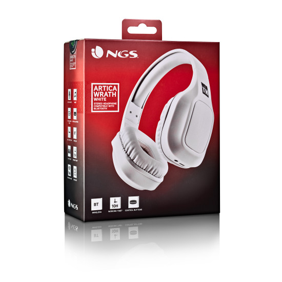 AURICULARES INALAMBRICOS NGS ARTICA WRATH BLANCO Auriculares