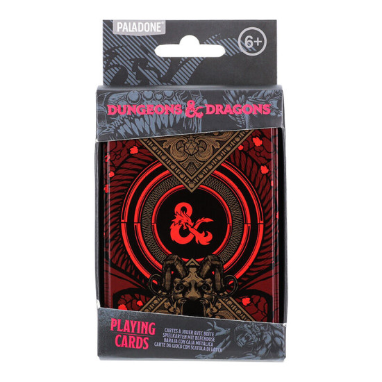 BARAJA CARTAS CAJA METÁLICA PALADONE DUNGEONS Cartas coleccionables BARAJA CARTAS CAJA METÁLICA PALADONE DUNGEONS Cartas coleccionables