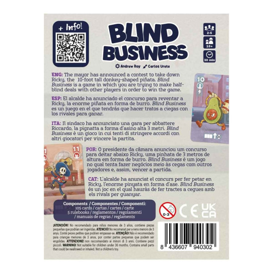 JUEGO CARTAS DEVIR BLIND BUSINESS Juegos de mesa JUEGO CARTAS DEVIR BLIND BUSINESS Juegos de mesa