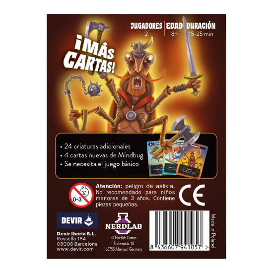 JUEGO MESA DEVIR MINDBUG PRIMER CONTACTO Juegos de mesa JUEGO MESA DEVIR MINDBUG PRIMER CONTACTO Juegos de mesa