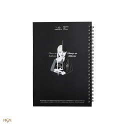 LIBRETA CINEREPLICAS WEDNESDAY ADDAMS -  MIERCOLES