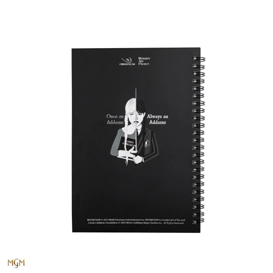 LIBRETA CINEREPLICAS WEDNESDAY ADDAMS - MIERCOLES Libretas posters y bolígrafos LIBRETA CINEREPLICAS WEDNESDAY ADDAMS - MIERCOLES Libretas posters y bolígrafos