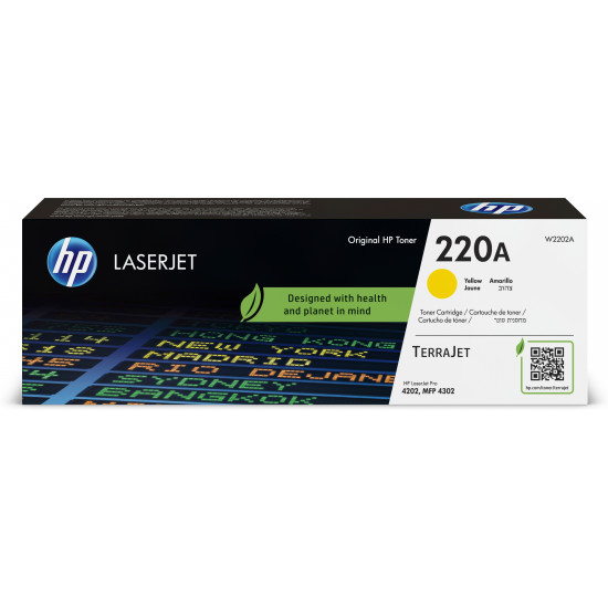 TONER HP 220A W2202A AMARILLO Consumibles impresión láser TONER HP 220A W2202A AMARILLO Consumibles impresión láser
