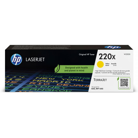 TONER HP 220X W2202X AMARILLO Consumibles impresión láser TONER HP 220X W2202X AMARILLO Consumibles impresión láser
