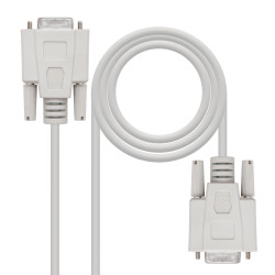 CABLE RS232 DB9 NANOCABLE 1.8M HEMBRA - HEMBRA