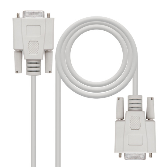 CABLE RS232 DB9 NANOCABLE 1.8M HEMBRA - HEMBRA Cables audio vídeo CABLE RS232 DB9 NANOCABLE 1.8M HEMBRA - HEMBRA Cables audio vídeo