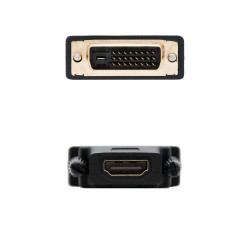 ADAPTADOR DVI A HDMI NANOCABLE MACHO - HEMBRA