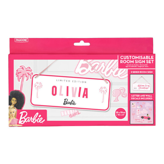 LETRERO DORMITORIO PALADONE BARBIE Libretas posters y bolígrafos LETRERO DORMITORIO PALADONE BARBIE Libretas posters y bolígrafos