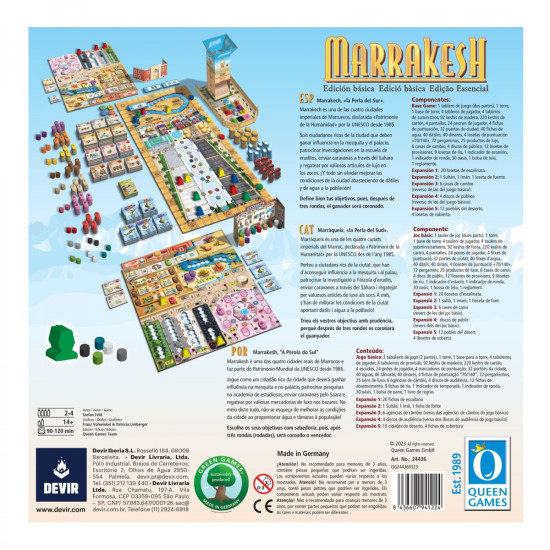 JUEGO MESA DEVIR MARRAKESH Juegos de mesa JUEGO MESA DEVIR MARRAKESH Juegos de mesa