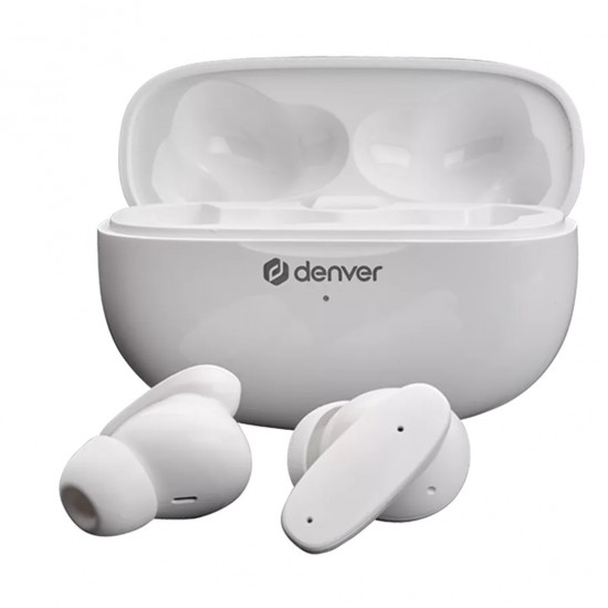 AURICULAR BLUETOOTH DENVER TWE - 49ENC BLANCO Auriculares AURICULAR BLUETOOTH DENVER TWE - 49ENC BLANCO Auriculares