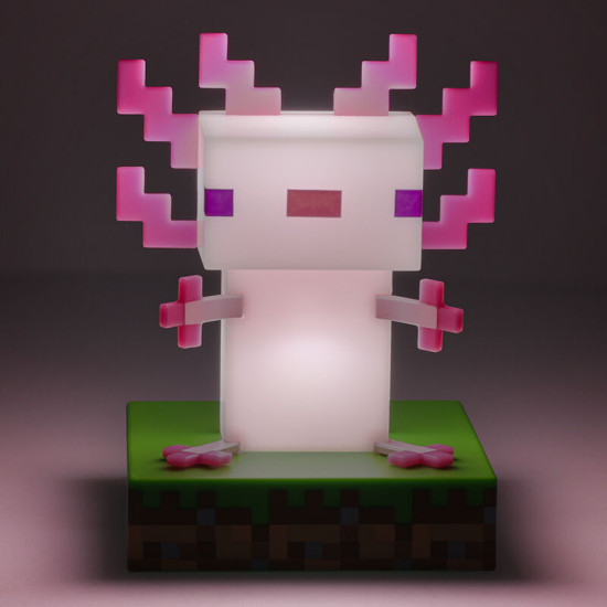 LAMPARA PALADONE ICON MINECRAFT AJOLOTE Lampara merchandising LAMPARA PALADONE ICON MINECRAFT AJOLOTE Lampara merchandising
