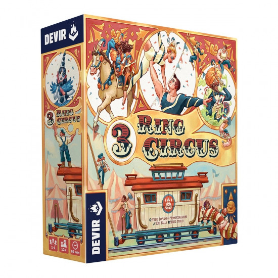 JUEGO MESA DEVIR 3 RING CIRCUS Juegos de mesa