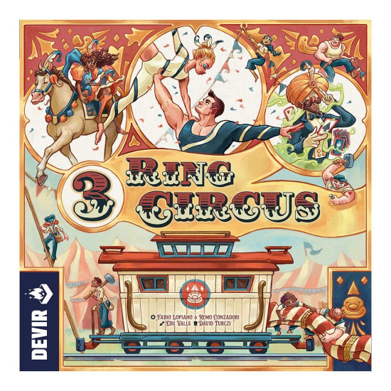 JUEGO MESA DEVIR 3 RING CIRCUS Juegos de mesa JUEGO MESA DEVIR 3 RING CIRCUS Juegos de mesa