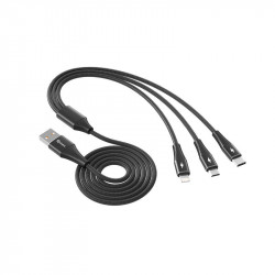 CABLE TRIPLE QCHARX NAPOLI USB A