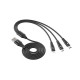CABLE TRIPLE QCHARX NAPOLI USB A Cables usb firewire CABLE TRIPLE QCHARX NAPOLI USB A Cables usb firewire