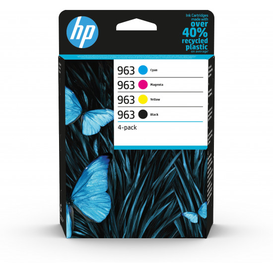 PACK HP 4 CARTUCHOS 963 NEGRO Consumibles impresión de tinta PACK HP 4 CARTUCHOS 963 NEGRO Consumibles impresión de tinta