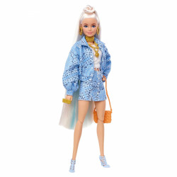 MUÑECA BARBIE EXTRA MATTEL CONJUNTO ESTAMPADO