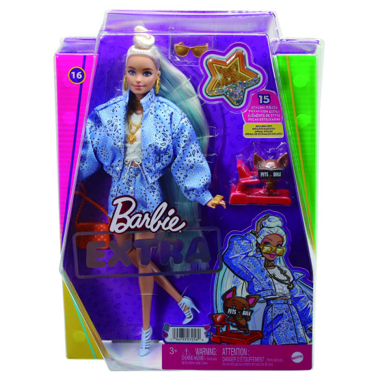 MUÑECA BARBIE EXTRA MATTEL CONJUNTO ESTAMPADO Juguetes MUÑECA BARBIE EXTRA MATTEL CONJUNTO ESTAMPADO Juguetes
