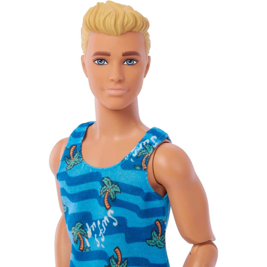 MUÑECO BARBIE MATTEL KEN TABLA SURF Juguetes