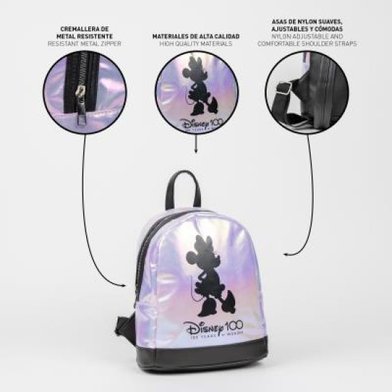 MOCHILA CASUAL MODA IRIDISCENTE DISNEY 100 Mochilas frikis MOCHILA CASUAL MODA IRIDISCENTE DISNEY 100 Mochilas frikis