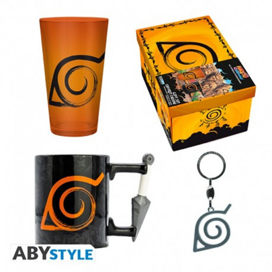 PACK PREMIUM ABYSSE NARUTO SHIPPUDEN 4 Tazas y vasos