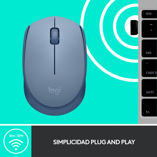 MOUSE RATON LOGITECH M171 OPTICO WIRELESS Ratones MOUSE RATON LOGITECH M171 OPTICO WIRELESS Ratones
