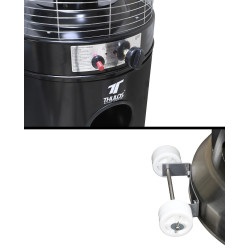 ESTUFA EXTERIOR THULOS TH - EXT12 NEGRA