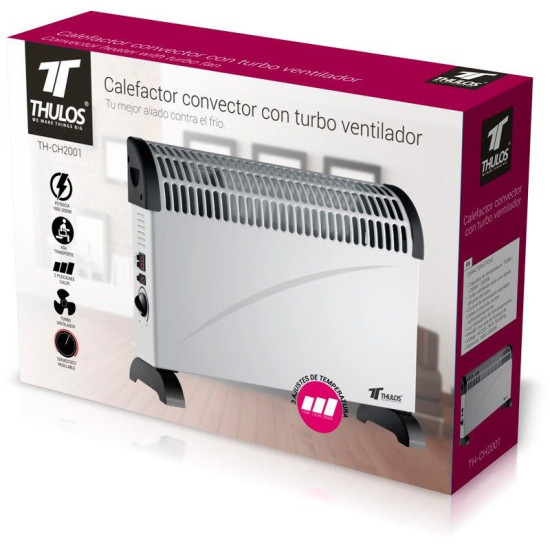 CONVECTOR TURBO THULOS 2000W CH2001 Calefacción CONVECTOR TURBO THULOS 2000W CH2001 Calefacción