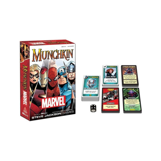 JUEGO MESA MUNCHKIN MARVEL EDITION EDAD Juegos de mesa JUEGO MESA MUNCHKIN MARVEL EDITION EDAD Juegos de mesa