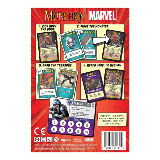 JUEGO MESA MUNCHKIN MARVEL EDITION EDAD Juegos de mesa JUEGO MESA MUNCHKIN MARVEL EDITION EDAD Juegos de mesa