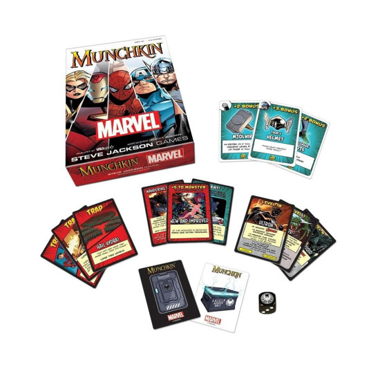 JUEGO MESA MUNCHKIN MARVEL EDITION EDAD Juegos de mesa JUEGO MESA MUNCHKIN MARVEL EDITION EDAD Juegos de mesa