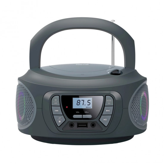 RADIO CD FONESTAR BOOM - ONE - G USB GRIS Radio -  radio despertador