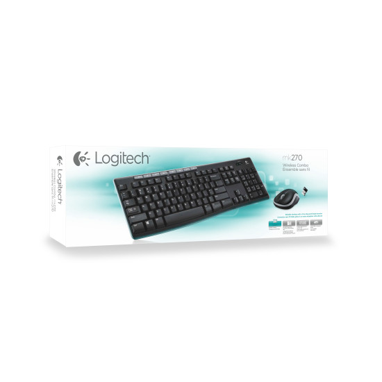 TECLADO + MOUSE LOGITECH MK270 INALAMBRICO Teclado + ratón TECLADO + MOUSE LOGITECH MK270 INALAMBRICO Teclado + ratón