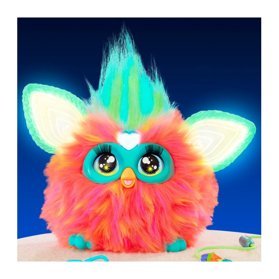 JUGUETE INTERACTIVO HASBRO FURBY NARANJA CORAL Juguetes