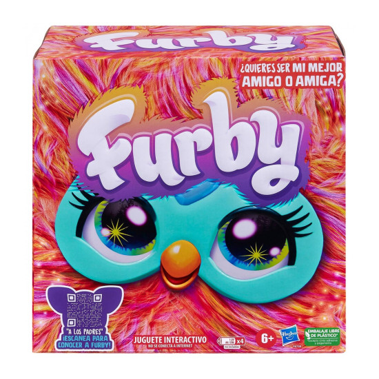 JUGUETE INTERACTIVO HASBRO FURBY NARANJA CORAL Juguetes