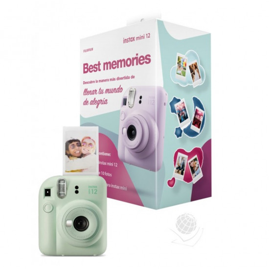 KIT CAMARA FUJIFILM MINI INSTAX 12 Cámaras de fotos compactas