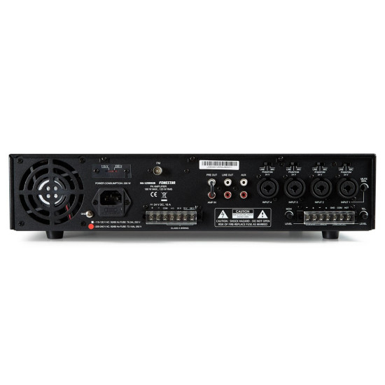 AMPLIFICADOR MEGAFONIA MONOZONA FONESTAR MA - 125RGUB Amplificadores AMPLIFICADOR MEGAFONIA MONOZONA FONESTAR MA - 125RGUB Amplificadores