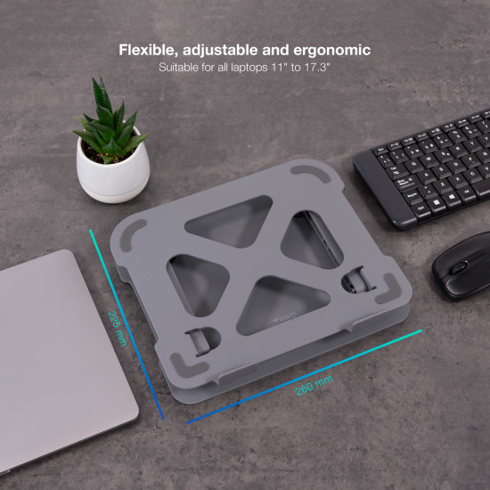 SOPORTE BASE ELEVADOR TOOQ PORTATIL TABLETS Accesorios de portátiles SOPORTE BASE ELEVADOR TOOQ PORTATIL TABLETS Accesorios de portátiles