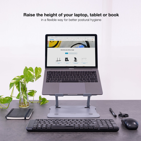 SOPORTE BASE ELEVADOR TOOQ PORTATIL TABLETS Accesorios de portátiles SOPORTE BASE ELEVADOR TOOQ PORTATIL TABLETS Accesorios de portátiles