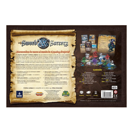JUEGO MESA DEVIR SWORD & SORCERY: Juegos de mesa JUEGO MESA DEVIR SWORD & SORCERY: Juegos de mesa