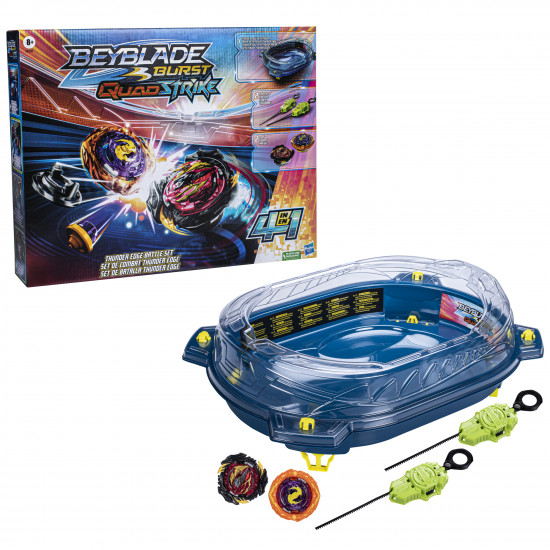 JUEGO HASBRO BEYBLADE QUADSTRIKE SET BATALLA Juguetes