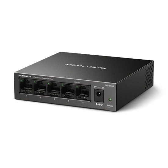 SWITCH MERCUSYS MS105GS 5 PUERTOS 10 Switch SWITCH MERCUSYS MS105GS 5 PUERTOS 10 Switch
