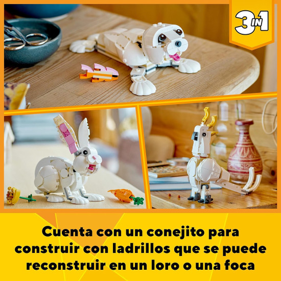 LEGO CREATOR CONEJO BLANCO Legos LEGO CREATOR CONEJO BLANCO Legos